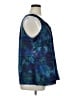 Fashion Bug 100% Polyester Blue Sleeveless Blouse Size 1X - photo 4