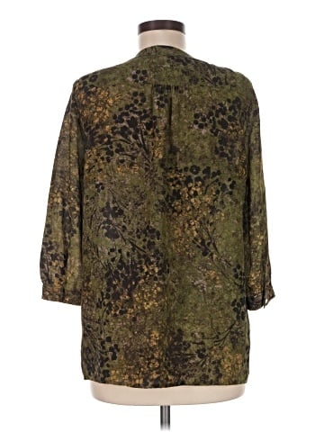 Banana Republic 3/4 Sleeve Silk Top (view 2)