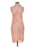 MNG Checkered-gingham Orange Cocktail Dress Size S - photo 1