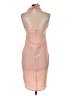 MNG Checkered-gingham Orange Cocktail Dress Size S - photo 2