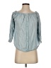 Tractr 100% Lyocell Blue 3/4 Sleeve Blouse Size XS - photo 1