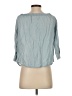 Tractr 100% Lyocell Blue 3/4 Sleeve Blouse Size XS - photo 2