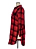 Cato 100% Rayon Plaid Red 3/4 Sleeve Button-Down Shirt Size XL - photo 5