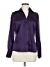 East5th 100% Polyester Purple Long Sleeve Blouse Size 6 - photo 1