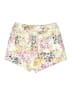 Pilcro 100% Cotton Floral Yellow Shorts Size M - photo 2