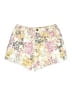 Pilcro 100% Cotton Floral Yellow Shorts Size M - photo 1