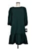 DKNY 100% Polyester Solid Green Casual Dress Size 6 - photo 1