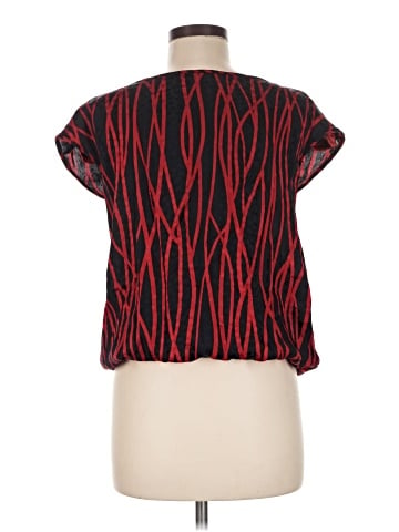 Valentino Miss V Short Sleeve Silk Top (view 2)