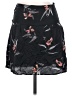 Veronica M. 100% Polyester Floral Black Casual Skirt Size XS - photo 1