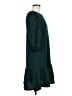 DKNY 100% Polyester Solid Green Casual Dress Size 6 - photo 4