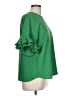 Coco Bianco 100% Polyester Green Short Sleeve Top Size L - photo 4