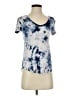 Aero Tie-dye Blue Short Sleeve T-Shirt Size XS - photo 1