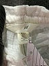 H&M 100% Cotton Solid Ivory White Shorts Size S - photo 3