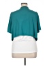 Catherines Color Block Teal Short Sleeve Blouse Size 1X (petite) - photo 2