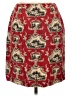 Talbots 100% Cotton Print Red Casual Skirt Size 10 (petite) - photo 2