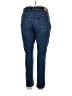 Levi's Solid Blue Jeans Size 18W - photo 2
