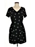 1.State 100% Polyester Graphic Black Casual Dress Size 6 - photo 1
