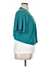 Catherines Color Block Teal Short Sleeve Blouse Size 1X (petite) - photo 4