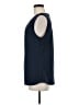 Nic + Zoe 100% Polyester Blue Sleeveless Blouse Size M - photo 5