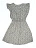 Monteau 100% Polyester Floral Gray Blue Casual Dress Size S - photo 2
