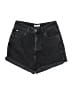 Zara TRF Black Denim Shorts Size 24 waist - photo 1