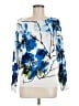 Joseph A. Floral White Pullover Sweater Size M - photo 1