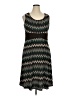 Perceptions Chevron-herringbone Teal Casual Dress Size XL - photo 1