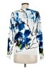Joseph A. Floral White Pullover Sweater Size M - photo 2