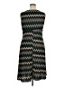 Perceptions Chevron-herringbone Teal Casual Dress Size XL - photo 2