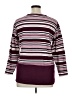 Bobbie Brooks Stripes Purple Pullover Sweater Size XL - photo 2