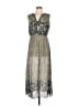Octavia 100% Polyester Paisley Green Casual Dress Size L - photo 1