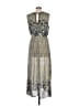 Octavia 100% Polyester Paisley Green Casual Dress Size L - photo 2