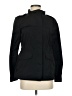 Theory 100% Polyester Solid Black Jacket Size P (petite) - photo 1