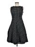 Boden 100% Polyester Houndstooth Black Casual Dress Size 8 (petite) - photo 1