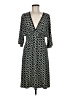 Max Studio Print Black Casual Dress Size M - photo 1