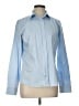 Lands' End 100% Baumwolle Blue Long Sleeve Button-Down Shirt Size 12 - photo 1