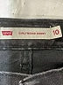 Levi's Solid Black Denim Shorts Size 10 - photo 3