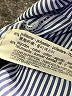 Zara Stripes Blue 3/4 Sleeve Button-Down Shirt Size L - photo 8
