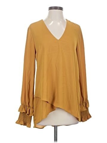 Karen Kane Long Sleeve Blouse (view 1)