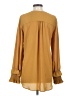 Karen Kane 100% Polyester Gold Long Sleeve Blouse Size S - photo 2