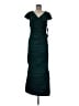 Alex Evenings Teal Cocktail Dress Size 6 Petite - photo 1