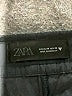 Zara Solid Black Shorts Size M - photo 3