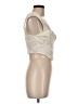 Emory Park 100% Polyester Ivory Sleeveless Top Size M - photo 4