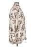 Carolina Belle Floral Ivory Long Sleeve Blouse Size XL - photo 4
