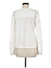 INC International Concepts 100% Polyester Ivory Long Sleeve Blouse Size M - photo 2