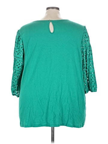 Liz & Me 3/4 Sleeve Top (view 2)