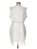 Shein 100% Polyester White Cocktail Dress Size 12 - photo 1
