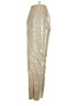 Unbranded 100% Polyester Metallic Gold Casual Pants Size XL - photo 4