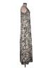 Socialite Animal Print Silver Casual Dress Size M - photo 4