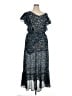 Assorted Brands 100% Polyester Paisley Blue Casual Dress Size XL - photo 1